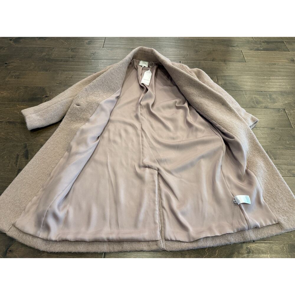 Vince Womens Mauve Orchid Texture Coat Wool Alpaca Long Sleeve Size XS NWT NEW - Picture 5 of 11